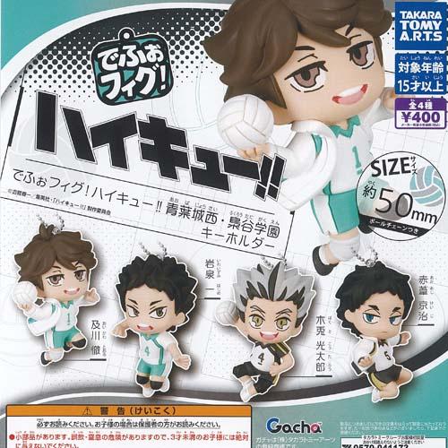 でふぉフィグ ハイキュー 青葉城西 梟谷学園 キーホルダー 全4種セット