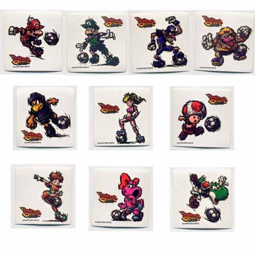 共同 スーパーマリオストライカーズ ボディペイントシール 10種 刺青シール Ga Mariopeint 10syu 遊you 通販 Yahoo ショッピング