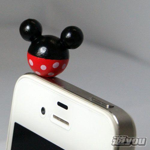 ディズニー プラグイン イヤホンジャック アクセサリー 2 ミニー アイコン スマホピアス Smp0092 遊you 通販 Yahoo ショッピング