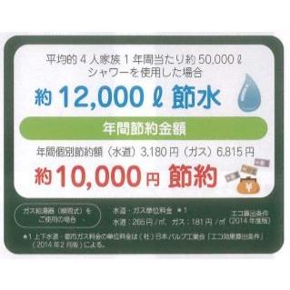 ナノバブルシャワーヘッド カートリッジ交換不要 ν（ニュー）シャワー