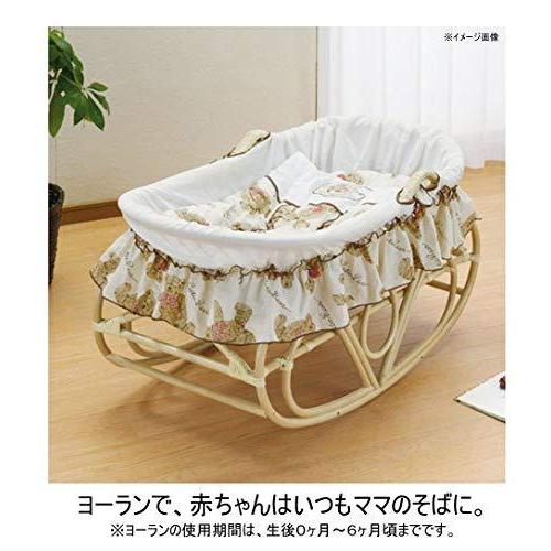 セール 登場から人気沸騰 籐 ベビーベッド美品 今枝商店 ラタン藤 ラタンベビーベッド ゆりかご ベッド Www Qiraatafrican Com
