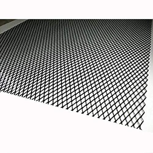 アルミ製メッシュネット1M×33cm黒/グリル加工/エアロ/網