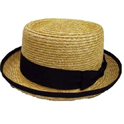 激安通販の 天然ブレード Hayashi カンカン帽 ベージュ 262 3045 3color ストローハット 帽子