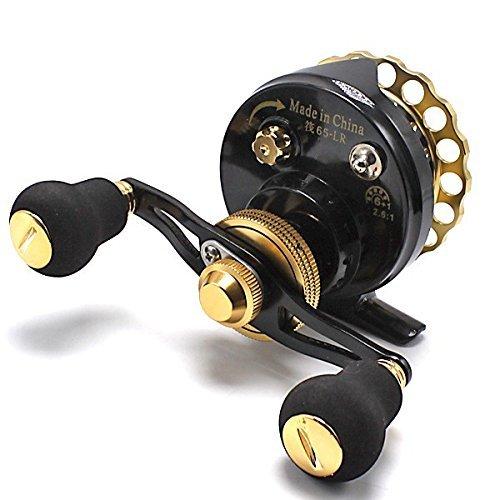 落とし込み リール カセ釣り イカダリール チヌ 1 2 6 ゴールド アルミマシンカット 筏 破堤 46z8 左 チヌ 石鯛リール Www Smarttradzt Com