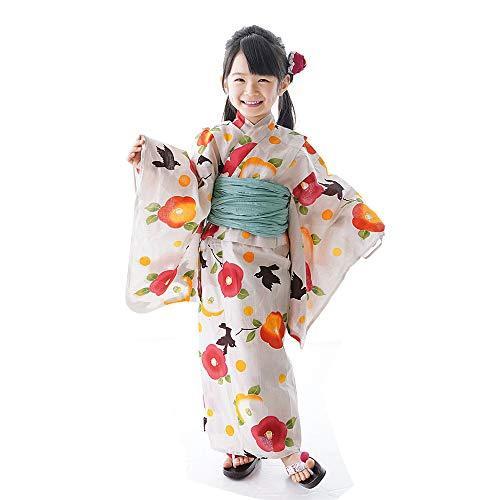 浴衣セット 浴衣 兵児帯の２点 古都里 9 10歳用 身長135cm