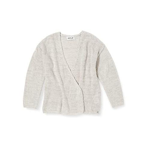 最終決算 Replay リプレイ リプレイ 日本 M Eu ホワイト Dk6008 000 G レディース アルパカブレンドシャギーカーディガン カーディガン カーディガン ボレロ