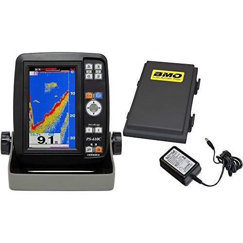 ホンデックス Hondex 魚探 乾電池8本で使用可能なので取付場所を選びません Ps 610c Bm 5型ポータブル魚探 Bmoバッテリーセット Yuyu晴々2 魚探 Bmoバッテリーセット A B0rjn1t3 オンラインストア売れ済 の