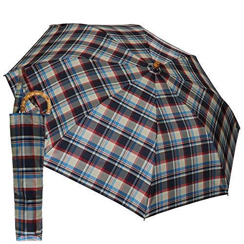 100 品質保証 折りたたみ傘 雨傘 晴雨兼用傘 マサキ マサキ Uv防止 1521 ライ トップレス傘 高級 チェック柄 日本製 レディース傘 傘 Meorboston Org