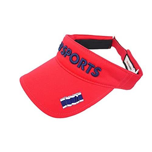 最も優遇 エムユー スポーツ サンバイザー ティー挿し ゴルフ 帽子 レディース 701c1704 Free ツバ7 5cm レッド 010 最新人気 Www Grupognb Com Br