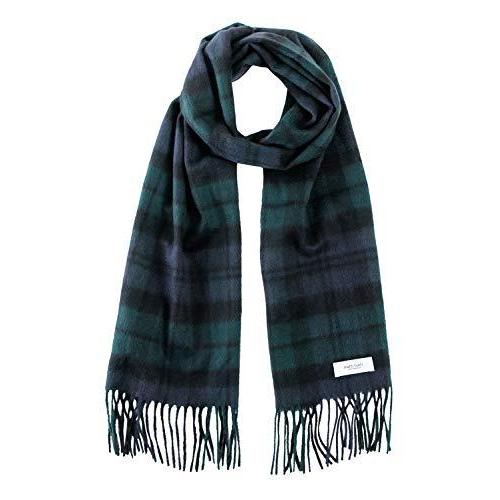 新しく着き チェック チェック柄 レディース 厚手 大判 マフラー カシミア マフラー カシミヤ Green Navy ストール 女性 100 マフラー Vesismin Com