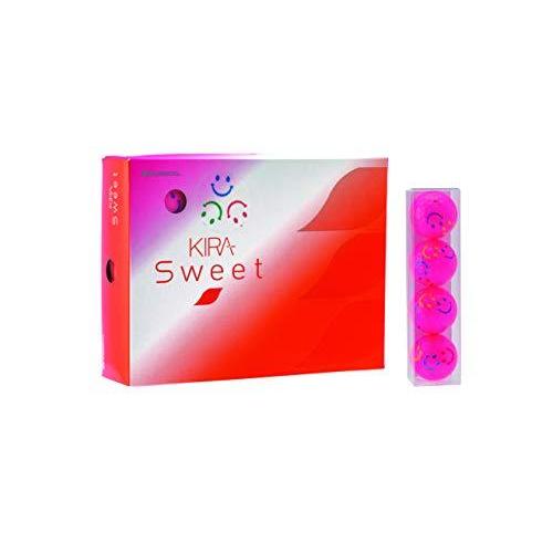 ゴルフボール Kira レディース レディース キャラマーク入り 1 もっと飛ばしたい女性の方に最適なレディースボール かわいいマークがいっぱい入ったkirasweet マークの種類は フラ A B0748kkn1g キャスコ Kasco フルキャラピンク キャスコ Kasco Kira