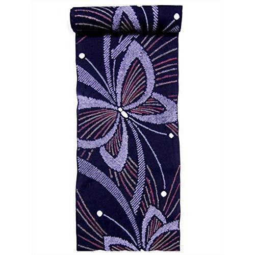 絞り 楽器 手芸 コレクション その他生地 はぎれ 浴衣 反物 No 966 ちょう柄 黒地 生地 A B07ch2r655 Yuyu晴々 レビューで送料無料 の