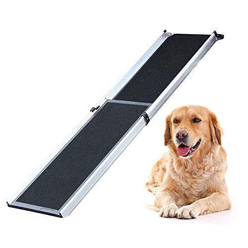 高い品質 Ruedamann 犬用スロープ アルミ製伸縮式ペットスロープ 車への乗降 高低差のある場所で活躍 スライド式 軽量 コ 日本全国送料無料 Turningheadskennel Com