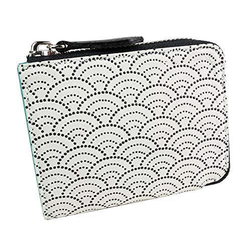 注目の イスルジャポン L字ファスナー 本 漆 軽い 二つ折り財布 ミニ財布 小さい財布 メンズ レディース 青海波 財布 長財布 Binghamtonhots Com