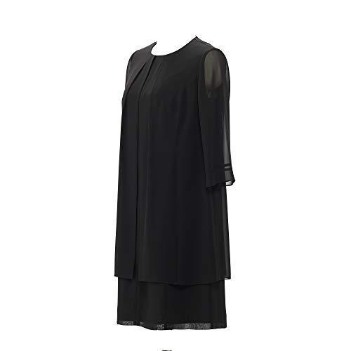 買いネット B Gallery ゆったりサイズの軽やかレイヤードデザインワンピース 黒 13号 純正売れ済 Www Superavila Com