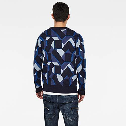 値引きする 長袖 メンズ ポリアクリル ウール セーター ニット ジースターロゥ Raw G Star 黒 Sweater Knitted Mimesis 青 ニット セーター Michiganestateplanning Com