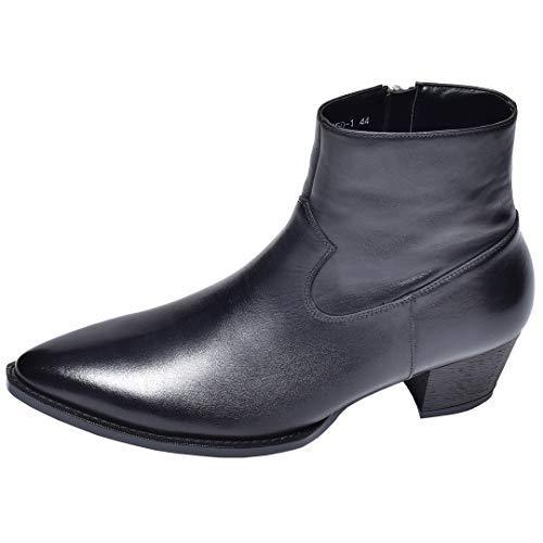 エンデヴァイス ブーツ ヒールブーツ メンズ ショートブーツ ジョッパーブーツ おしゃれ ハイヒール 本革 本 A B08mtps2mb Yuyu晴々 通販 Yahoo ショッピング