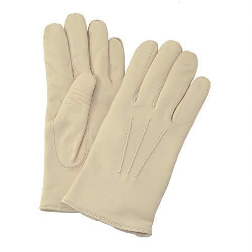 代引き人気 3本の縫い目デザイン クリーム Ca060 メンズ 革手袋 グローブス Gloves グローブス ラムレザーグローブ 8 イタリア製 裏カシミア混 財布 帽子 ファッション小物 Postetelecom Gouv Cg