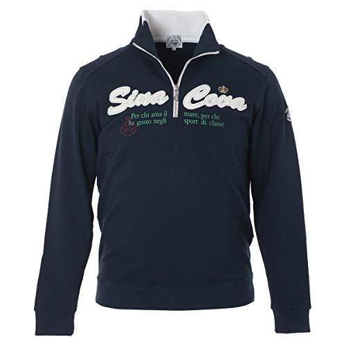 買付期間 Sina Cova シナコバ トレーナー メンズ 長袖 ジップアップ スウェットシャツ プルオーバー 裏毛 ネイ 売れています Shirleyryan Ca