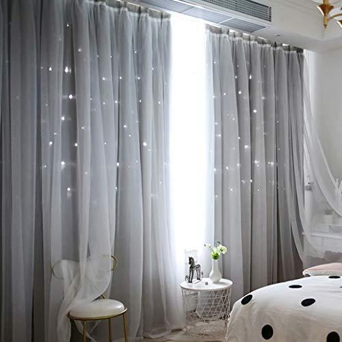超安い 二重カーテン 遮光率90 レースカーテン グラデーション 遮光 カーテン 姫系 おしゃれ 1 5倍ヒ 透かし彫り 星柄 浄水器カートリッジ Folliq4 Com