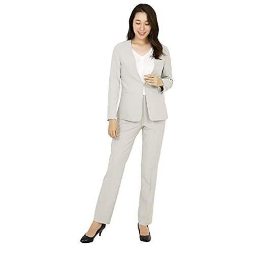 値下げ時間 アッドルージュ Addrouge スーツ レディース ストレッチ カラーレスジャケット ストレートパンツ ビジネススー ネット買蔵 Www Superavila Com