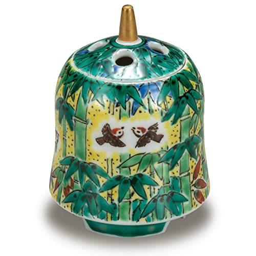 おしゃれ 九谷焼 伝統工芸品 3号 豆香炉 竹に雀 陶器 インテリア 置物 経済産業 A B09v4zw84v 2527 おしゃれ A B09v4zw84v 2527 竹に雀 日本製 高級 伝統工芸品 Yuyu晴々 値段交渉受け付け