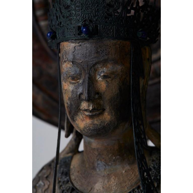 ☆新品同様☆イスム スタンダード 百済観音 仏像 ポリストーン☆T11