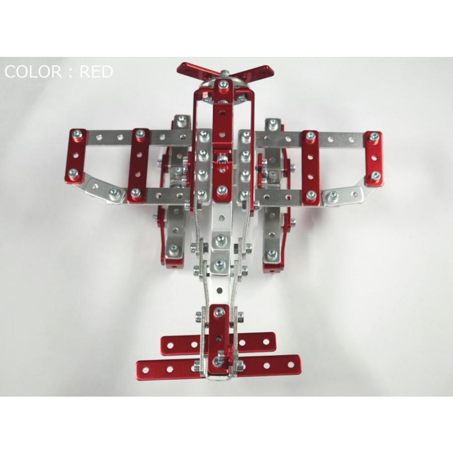 ザオーブロック プロペラ機 Z-001 フロートタイプ アルミ 子供 おもちゃ 飛行機 金属 組み立て式 日本製_7