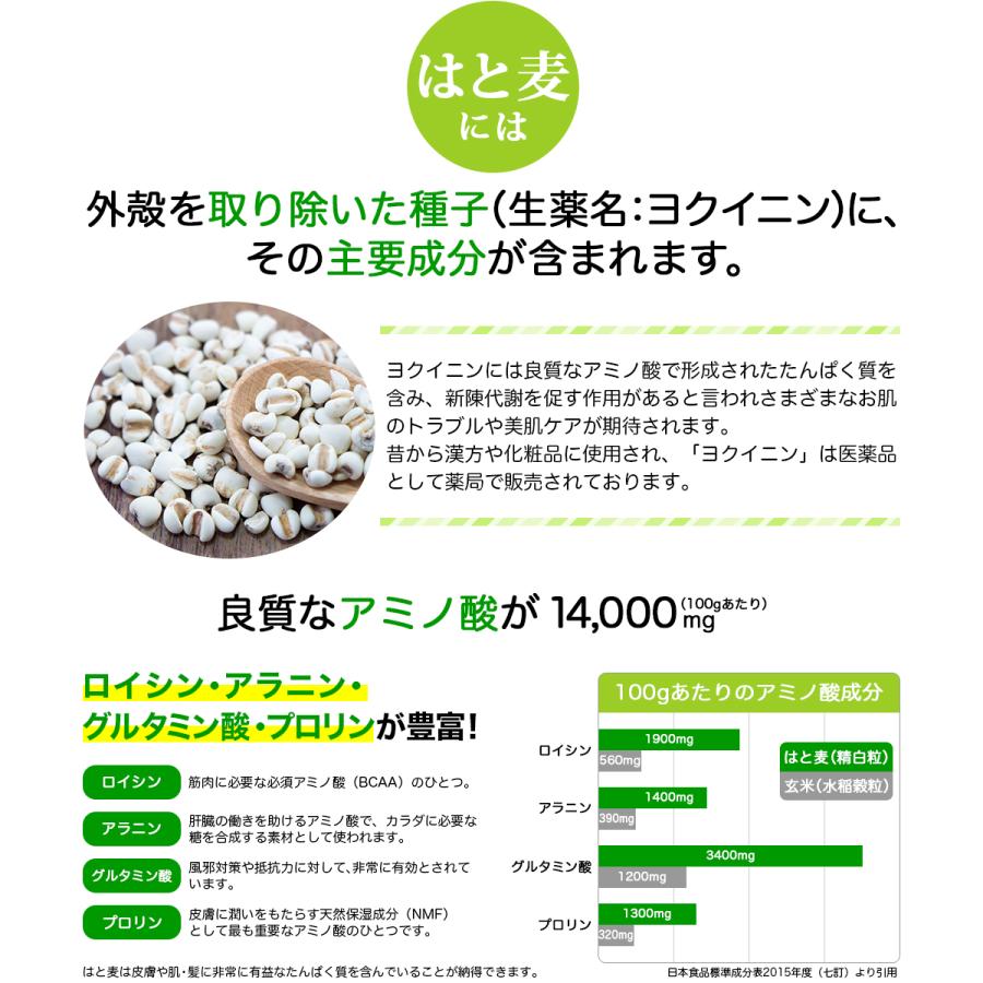 【送料無料】食べる はとむぎ（ハトムギ）160g 2点セット（1点あたり698円）【テレビで話題のヨクイニン】【無添加】ぽりぽ香ばしいスナック感覚で食べられる…｜yuyudo｜11