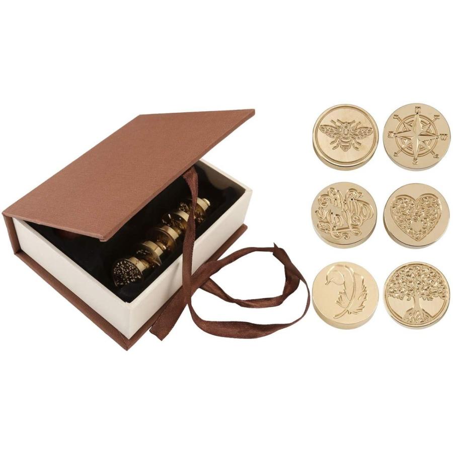 Jsdde シーリングワックス 6本 お花 クラシック スタンプ ツリー バラ プレゼントに 印章 告白 手紙 祝福 結婚祝い 英文字 蝋封 記念日 最大96 オフ 蝋封