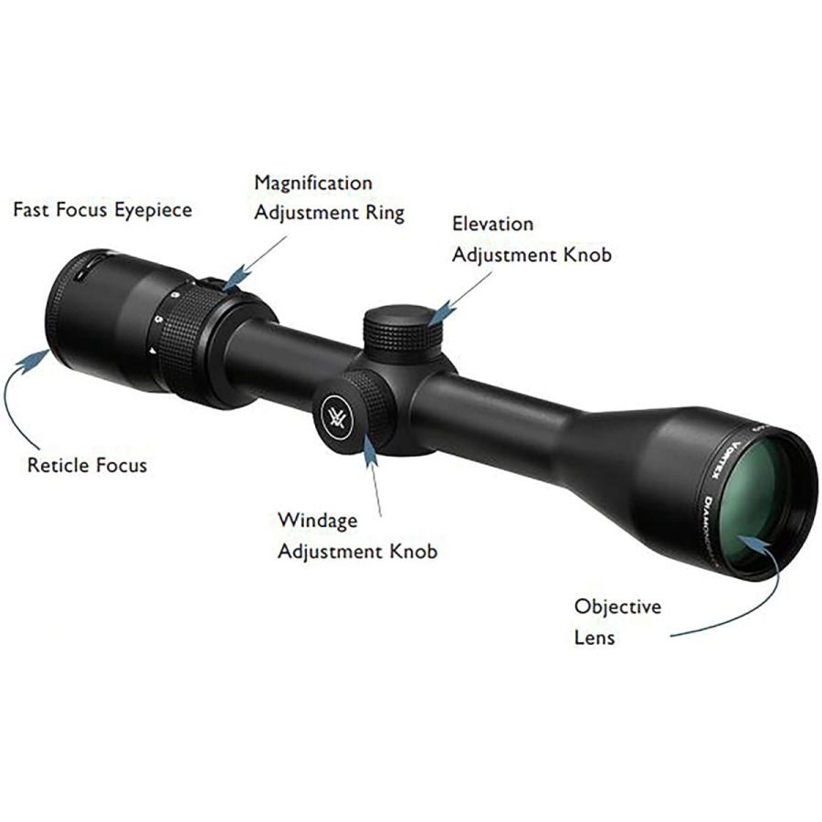 Vortex Diamondback 4 12x40 Riflescope With By c 完成品 Reticle Dead Hold
