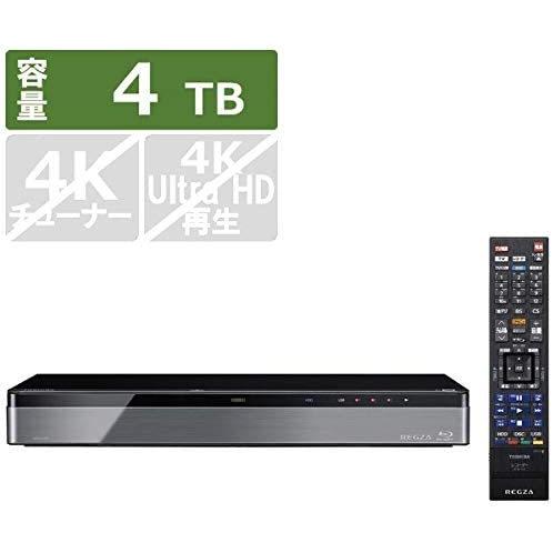 東芝 4TB HDD/3チューナー搭載 ブルーレイレコーダー(+7チャンネルまるごと録画可能) タイムシフトマシンTOSHIBA REGZA レグザブ ブルーレイ、DVDプレーヤー