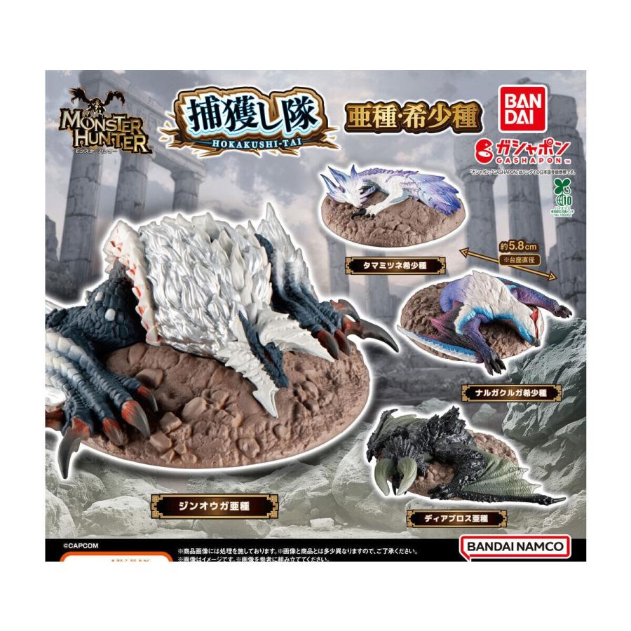 モンハン　フィギュア　まとめ売り　希少 モンスターハンター 捕獲し隊 亜種・希少種 全4種セット : ゆうゆう