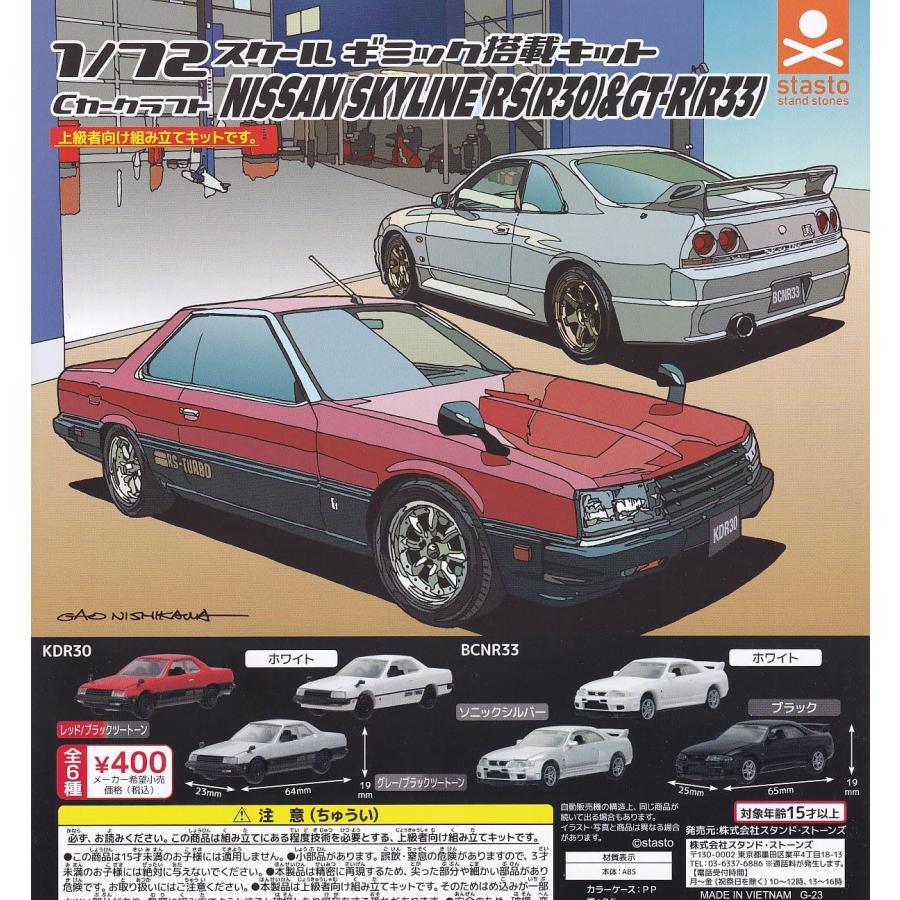 Cカークラフト 1/72スケール 日産 スカイラインRS(R30)&スカイラインGT