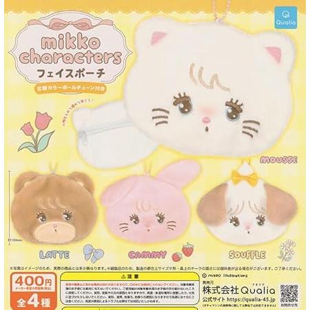 mikko characters フェイスポーチ 全4種セット : ゆうゆう 商店 - 通販