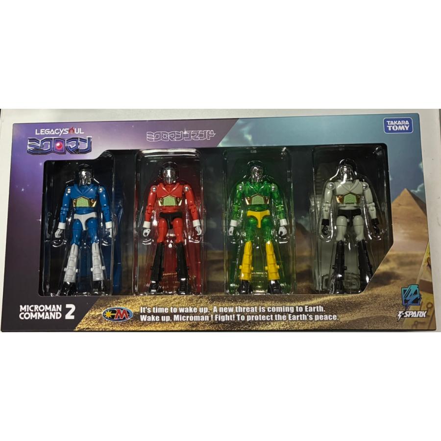 LEGACYSOUL ミクロマン コマンド2号 4体セット : ゆうゆう 商店 - 通販