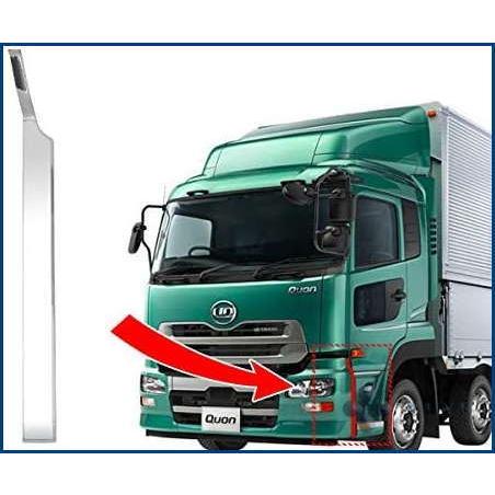 日産 UDトラックス クオン パーフェクトクオン メッキ バンパーエンド