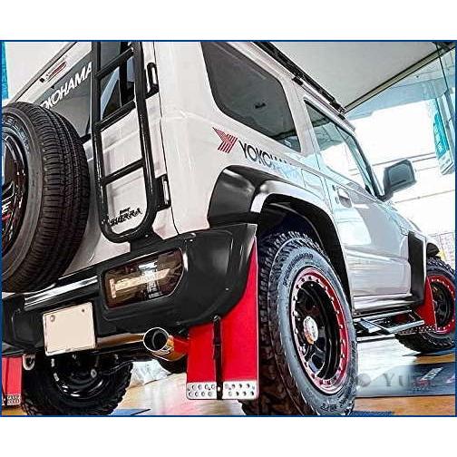 JB23 ジムニー 泥除け マッドガード ベルト付き 1台分 ブラック