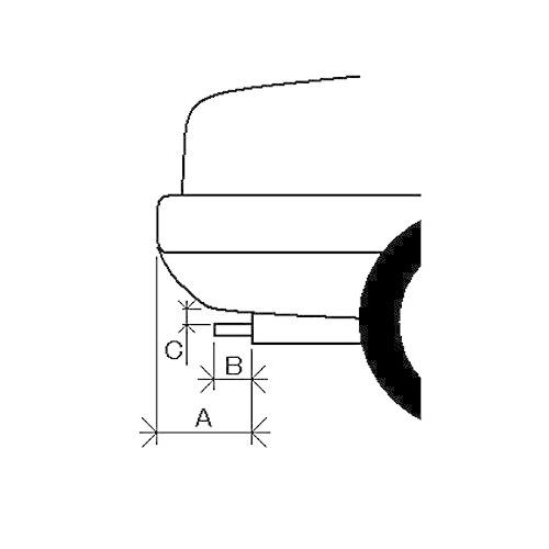 viz 2本出しマフラーカッター アヴァンシア インテグラ キャパ VIZ-KMC-AX381B-15｜yuyuyu｜04