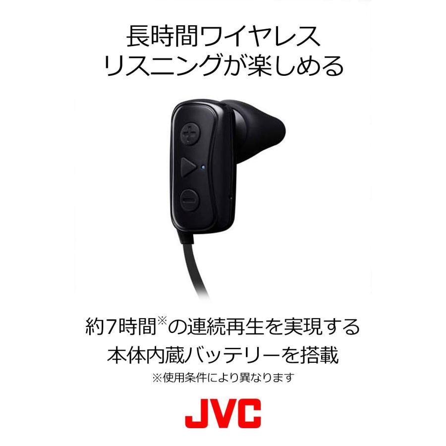 JVCケンウッド スポーツ用ワイヤレスイヤホン Bluetooth対応 ピンク HA-EB10BT-P｜yuyuyu｜03