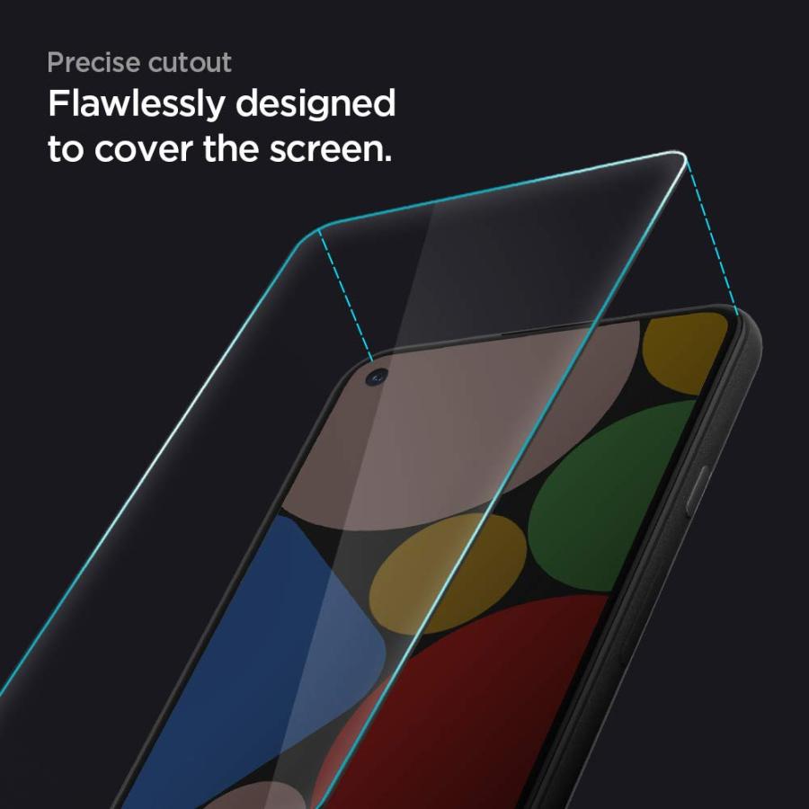 Spigen AlignMaster ガラスフィルム Google Pixel 5 用 ガイド枠付き Pixel5 用 保護 フィルム 2枚入｜yuyuyu｜05