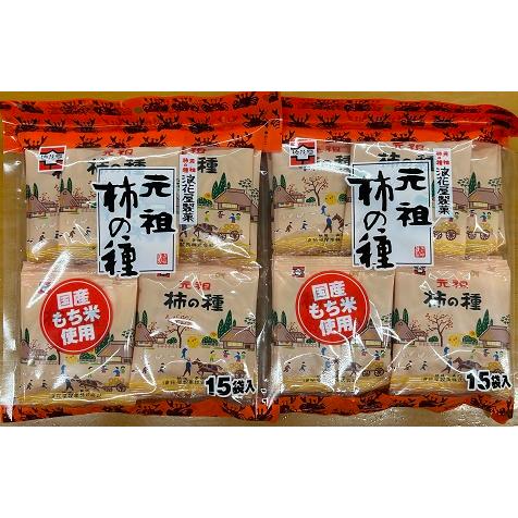 浪花屋製菓 元祖 柿の種 225g 15袋入2ヶセット : 新潟の地酒