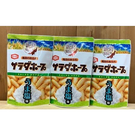 亀田製菓 新潟限定 サラダホープ うま塩味 50g 3袋 : 新潟の地酒 亀田製菓 新潟限定 サラダホープ うま塩味 50g 3袋 : 新潟の地酒