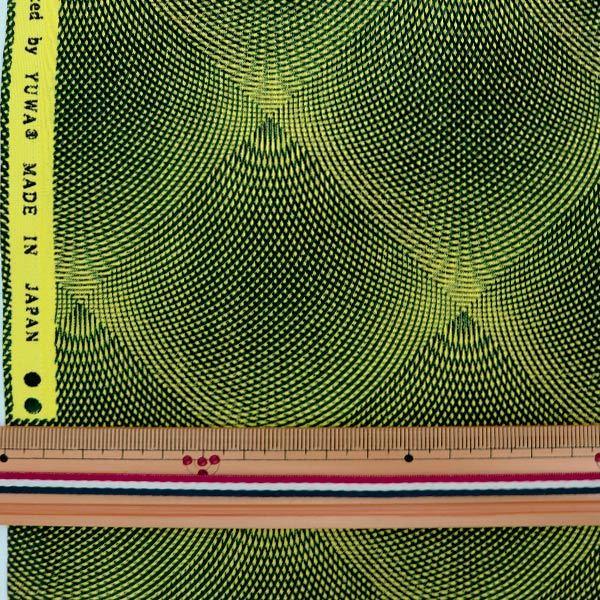 数量5から 生地 岡本洋子 シャーティング グラデーションチェック 黄緑 黒 Yo4565 H Yuwa 有輪商店 ユザワヤ 通販 Paypayモール