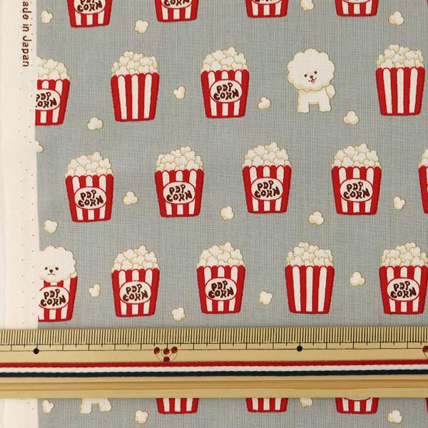 数量5から 生地 シーチング ビション フリーゼ 犬 ポップコーン柄 Ap 2d ユザワヤ 通販 Paypayモール