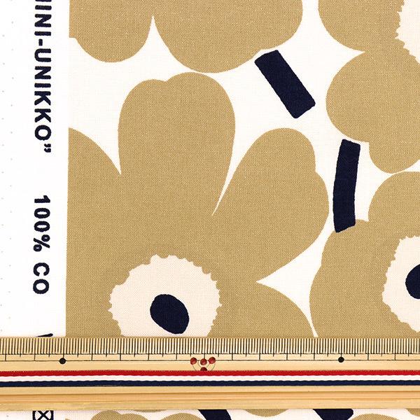 【数量5から】 生地 『マリメッコ marimekko ミニウニッコ MINI UNIKKO (フィンランド製) ベージュ 069257-185』｜yuzawaya｜02