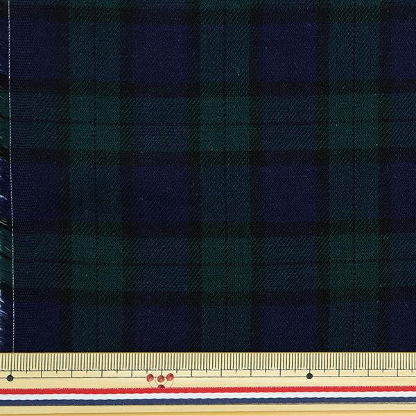 数量5から】 生地『ベーシックチェック タータンチェック ブラック