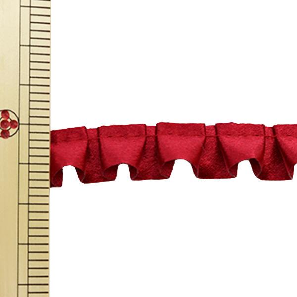 Maya Hansen リボンフリルワインレッドコルセット Maya Hansen リボンフリルワインレッドコルセット ミックス フェザー