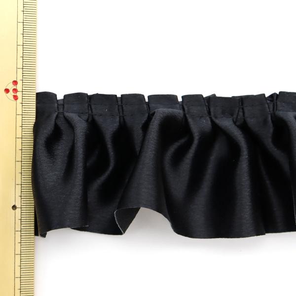 数量5から】 フリルリボンテープ 『サテンボックスフリル 幅約6.5cm 10