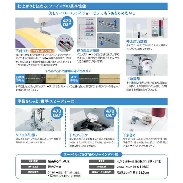 工業用ミシン本体 Nouvelle470 ヌーベル470 Tat7601 Brother ブラザー ユザワヤ 通販 Paypayモール